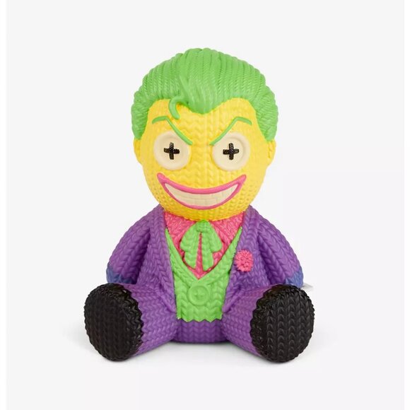 DC Comics Handmade By Robots Knit Series Blacklight The Joker Vinyl Figure - Picture 2 of 5